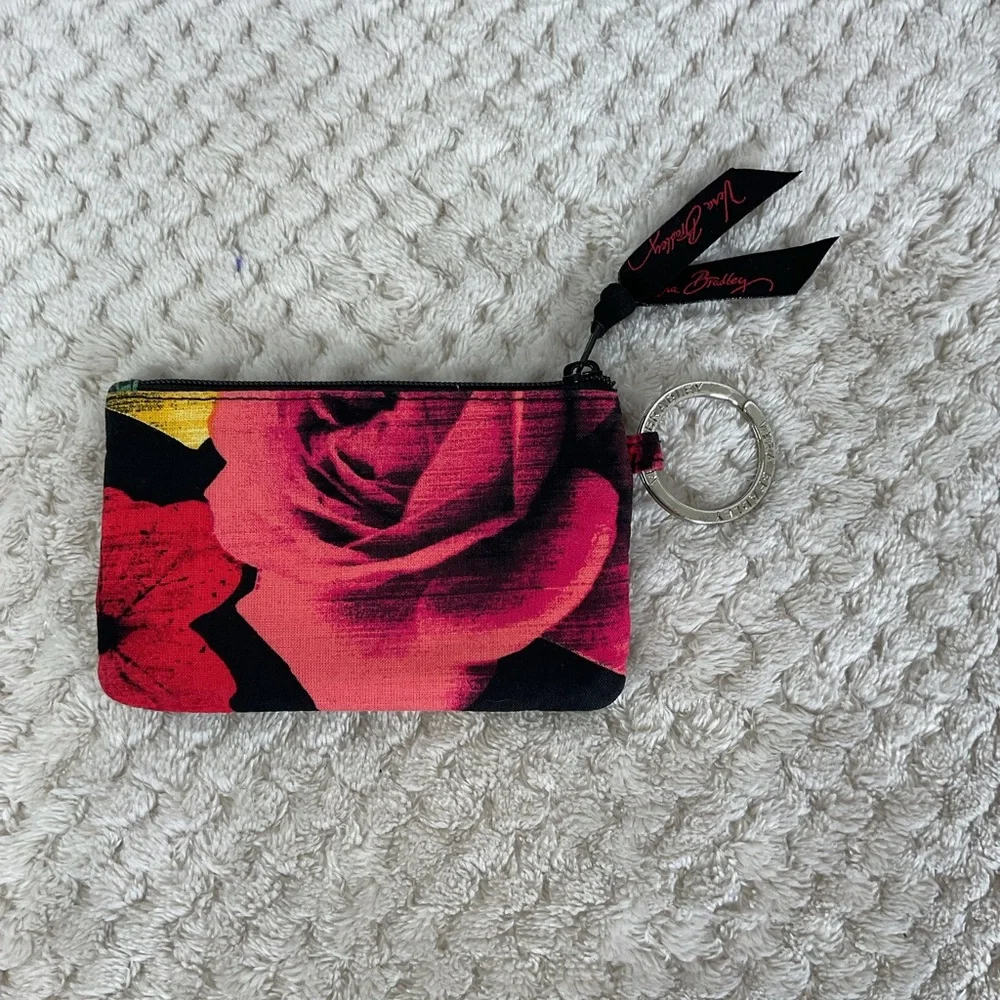 Vera Bradley Floral Mini Coin Wallet - Picture 1 of 4